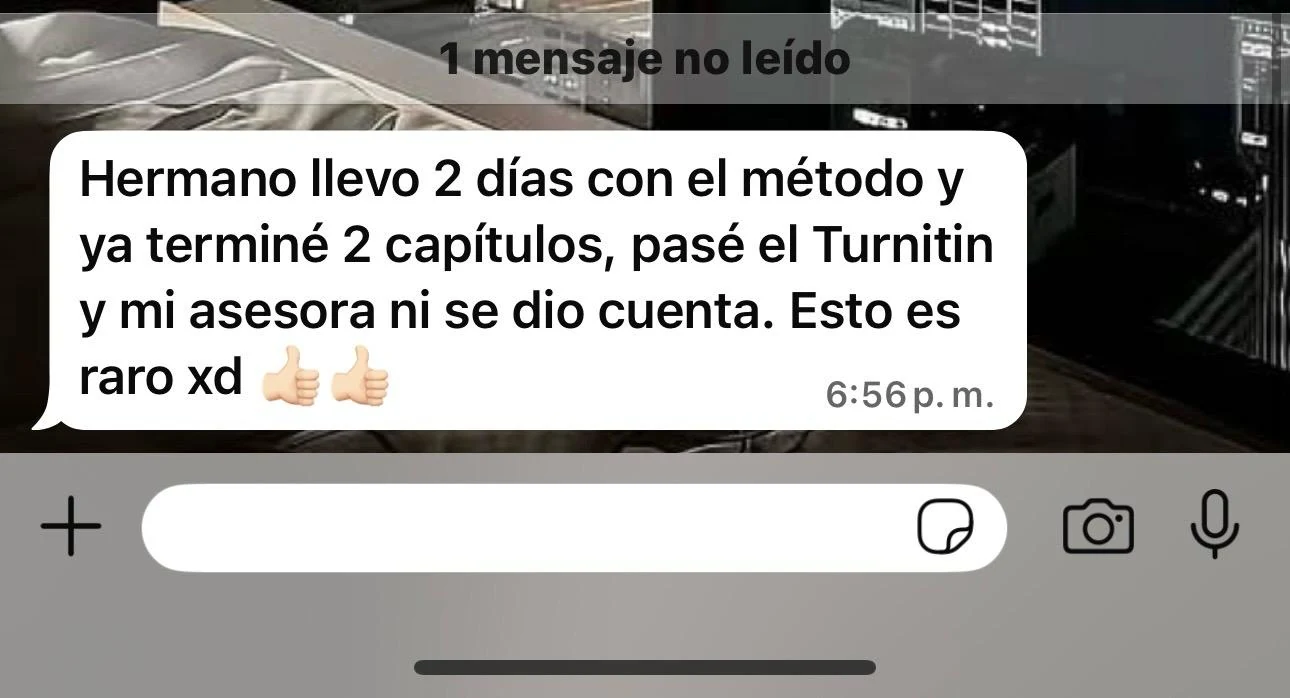 Testimonio WhatsApp
