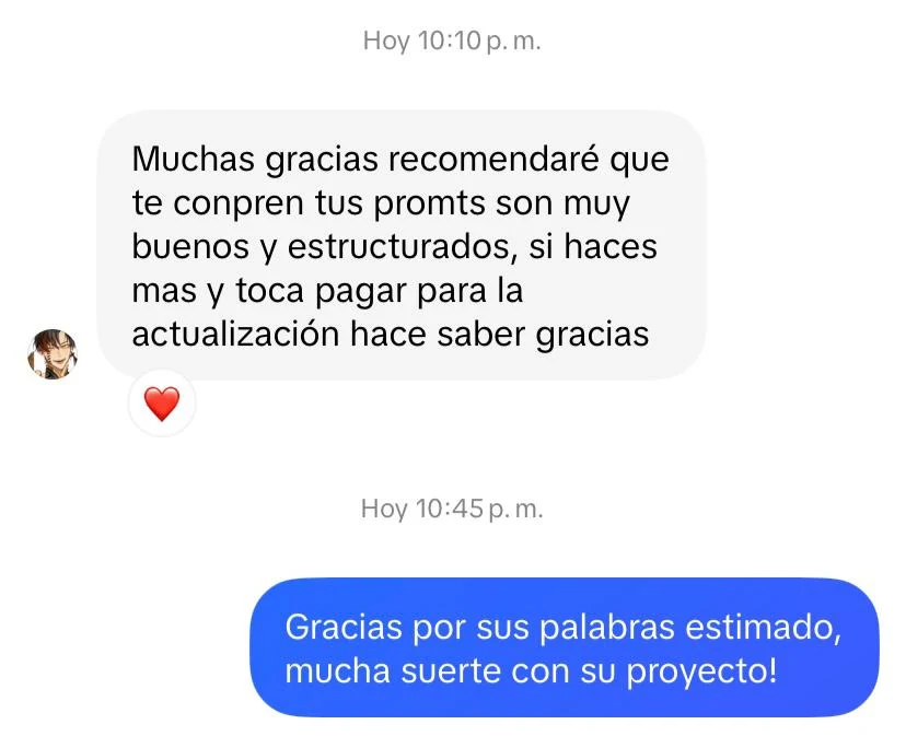 Testimonio WhatsApp